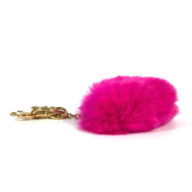 Dolce & Gabbana DOLCE&GABBANA heart Bag Charm Key Holder fur / Metal pink - view 4