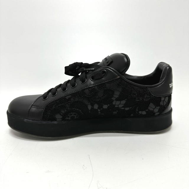 Dolce & Gabbana DOLCE&GABBANA Lace  sneakers Leather Black Unused - view 3