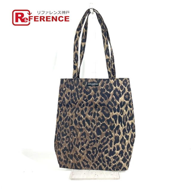 Dolce & Gabbana DOLCE&GABBANA Leopard Eco Bag Shoulder Bag Tote Bag Hand Bag Nylon Brown - view 1