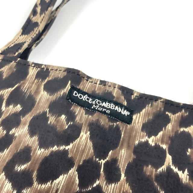 Dolce & Gabbana DOLCE&GABBANA Leopard Eco Bag Shoulder Bag Tote Bag Hand Bag Nylon Brown - view 3