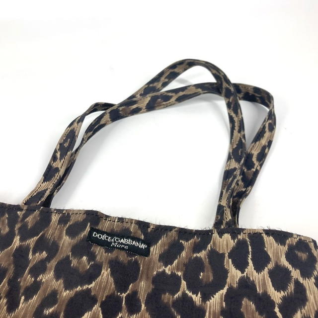 Dolce & Gabbana DOLCE&GABBANA Leopard Eco Bag Shoulder Bag Tote Bag Hand Bag Nylon Brown - view 4