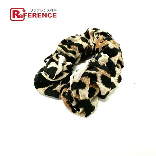 Buy DOLCE&GABBANA Leopard Hair rubber Scrunchie Nylon Brown Unused at Sasom – Authentic and Ready to Ship
