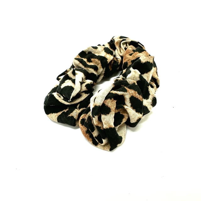 Dolce & Gabbana DOLCE&GABBANA Leopard Hair rubber Scrunchie Nylon Brown Unused - view 2