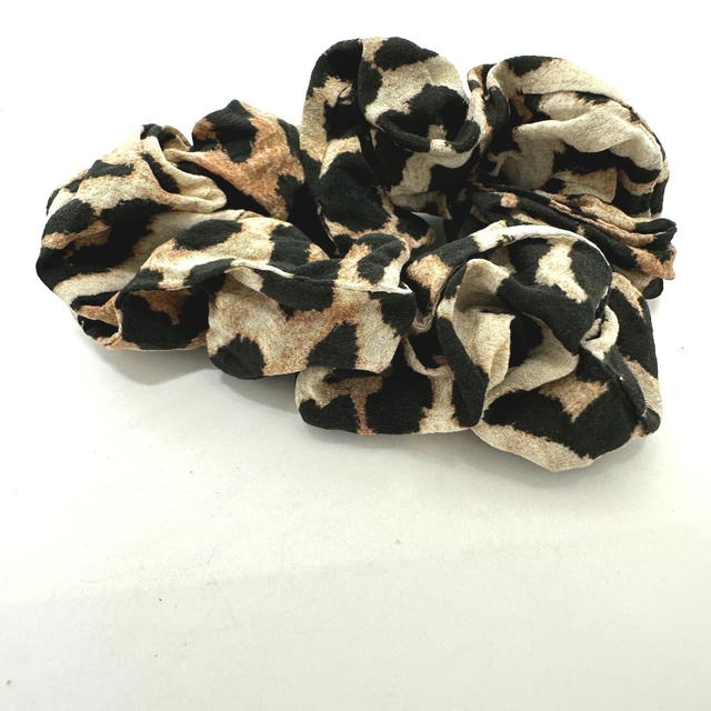 Dolce & Gabbana DOLCE&GABBANA Leopard Hair rubber Scrunchie Nylon Brown Unused - view 5