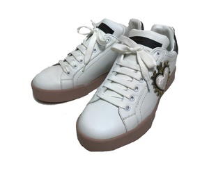Buy DOLCE&GABBANA LOVE heart Patch PORTOFINO Collection Sneakers 36 at Sasom – Authentic and Ready to Ship