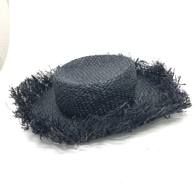 Dolce & Gabbana DOLCE&GABBANA straw hat hat hat Raffia Black - view 4