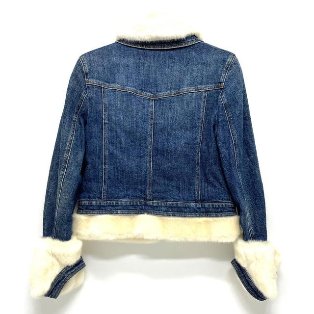 Dolce & Gabbana DOLCE&GABBANA With fur Denim Jacket Denim blue - view 2