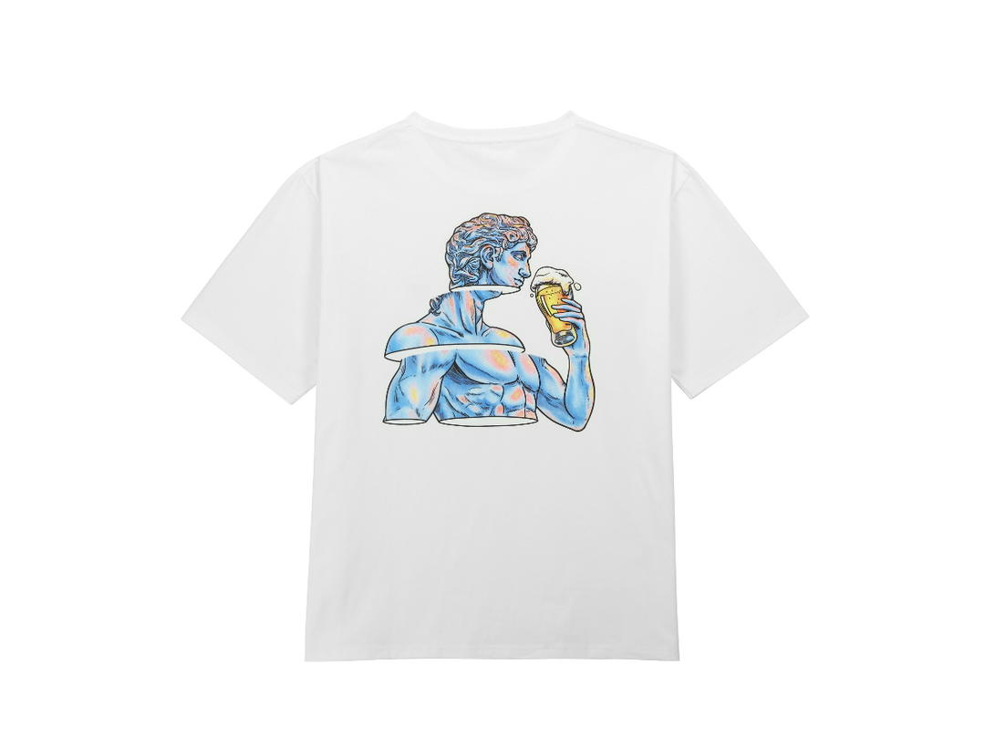 doppio doppio Hopstone Oversized T-Shirt [White]