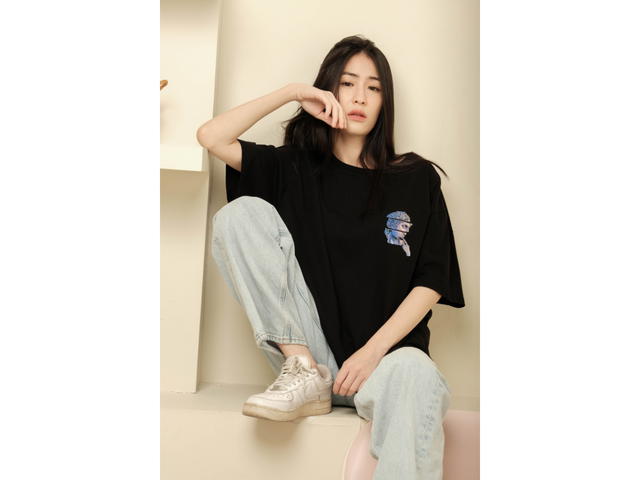 doppio doppio Insomniac Oversized T-Shirt [Black] - view 2