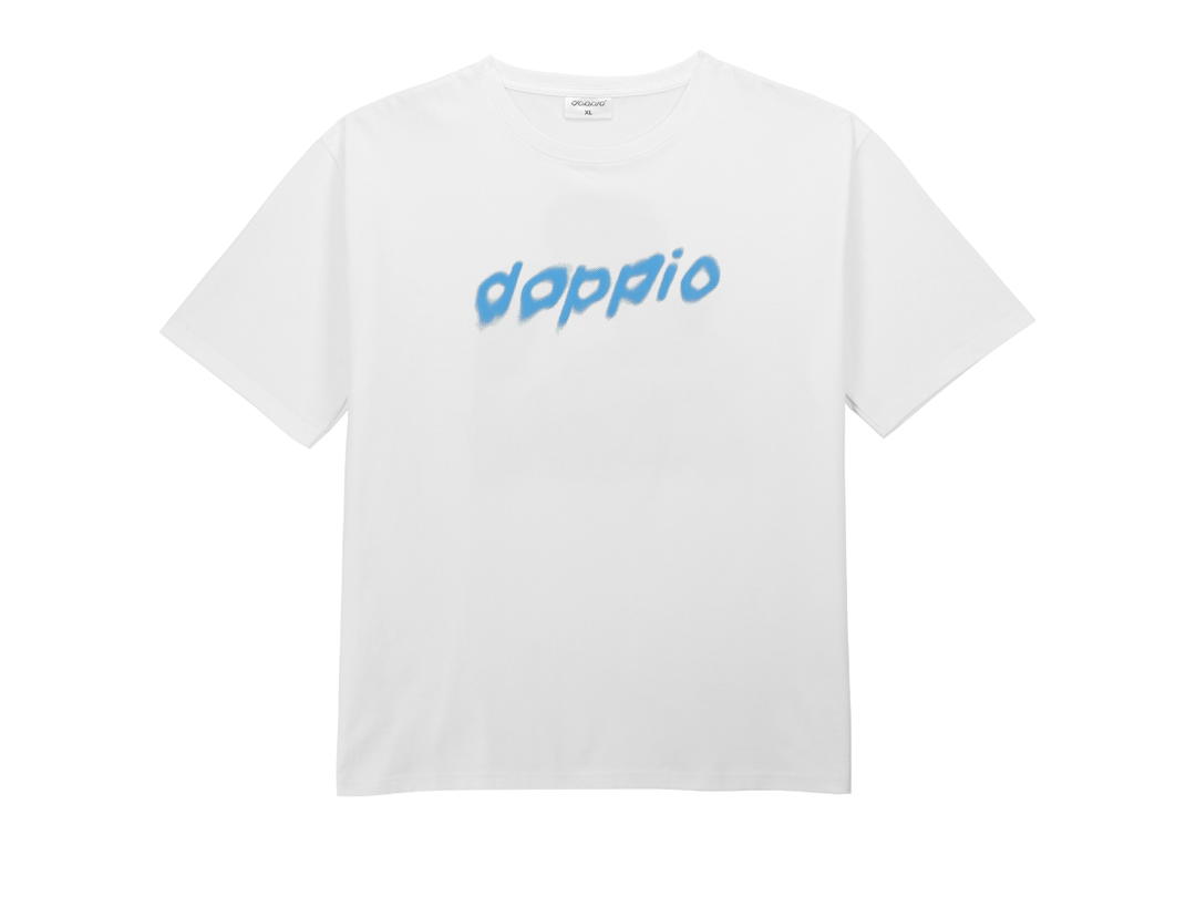 doppio doppio Trace T-Shirt A [White]