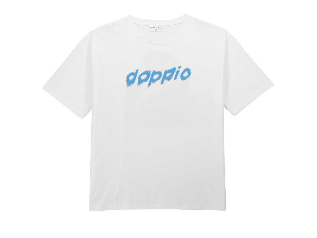 doppio doppio Trace T-Shirt A [White]