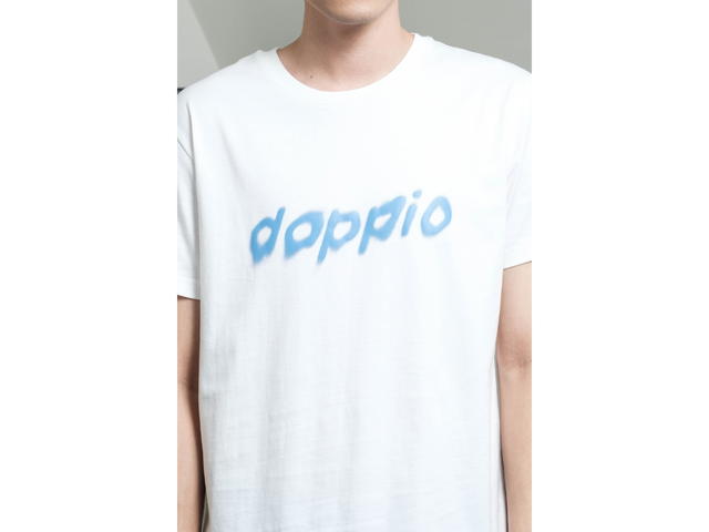 doppio doppio Trace T-Shirt A [White] - view 3