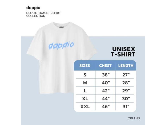 doppio doppio Trace T-Shirt A [White] - view 4