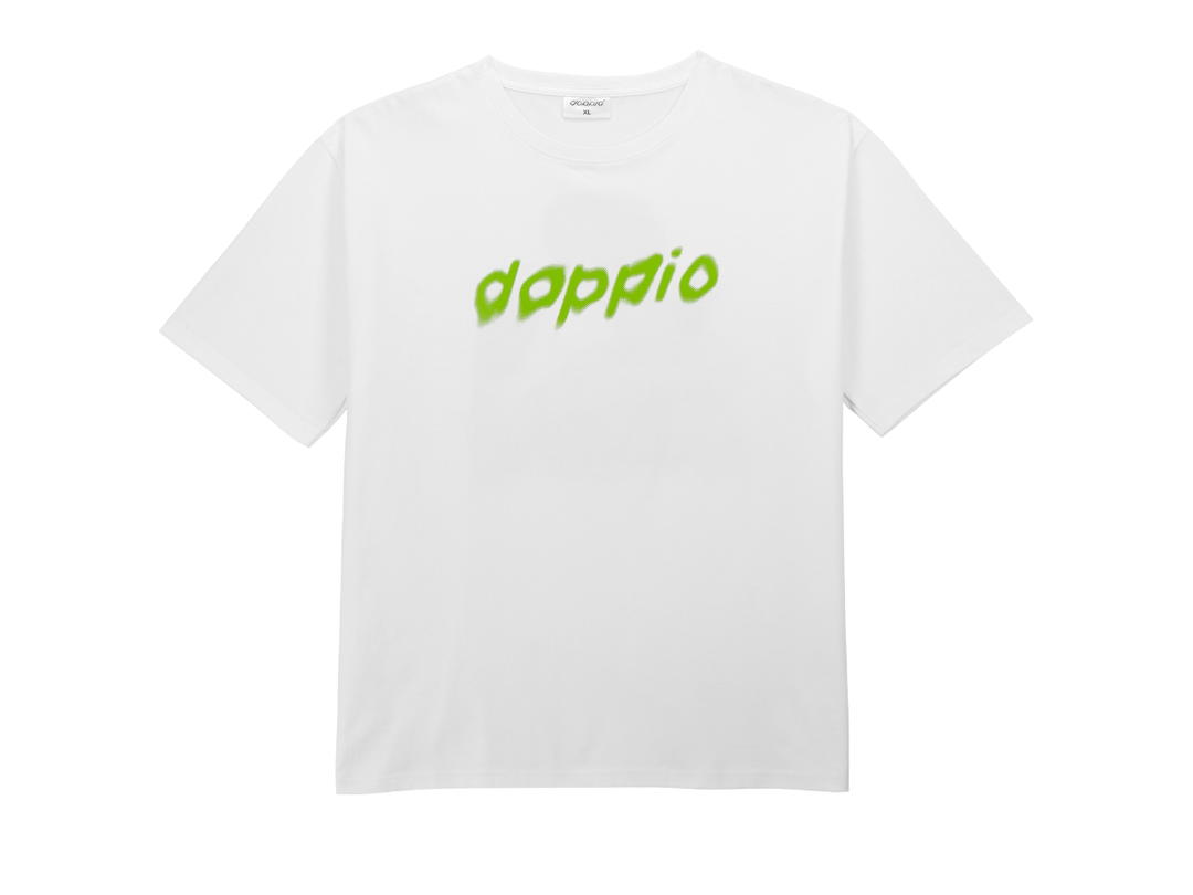 doppio doppio Trace T-Shirt B [White]