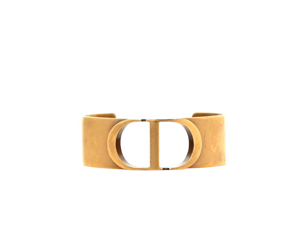 Dior Dior Metal 30 Montaigne Cuff Bracelet Gold