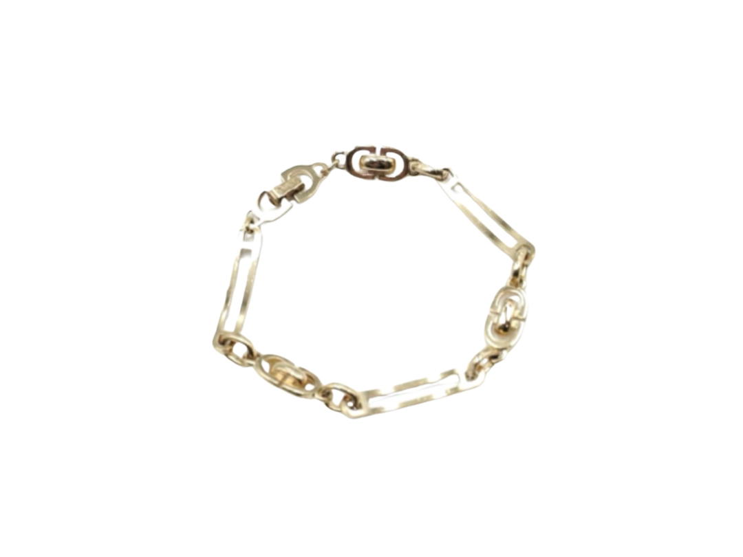Dior Dior Vintage Chain Link Bracelet Gold