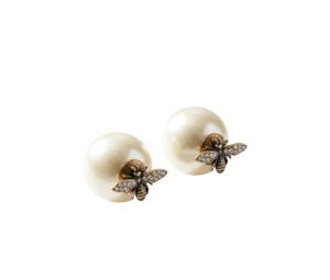 Buy Dior Tribales Bee Earrings White Resin Pearls at Sasom – Authentic and Ready to Ship
