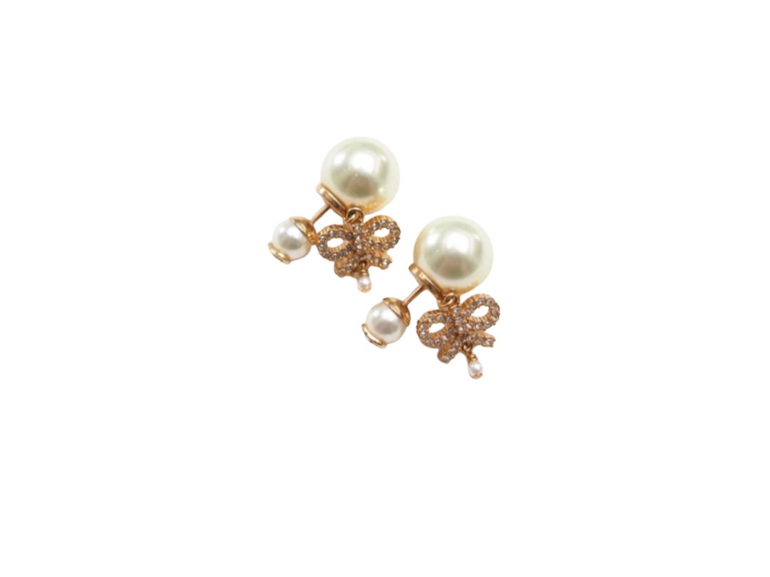 Dior Dior Tribals Crystal Earring Gold