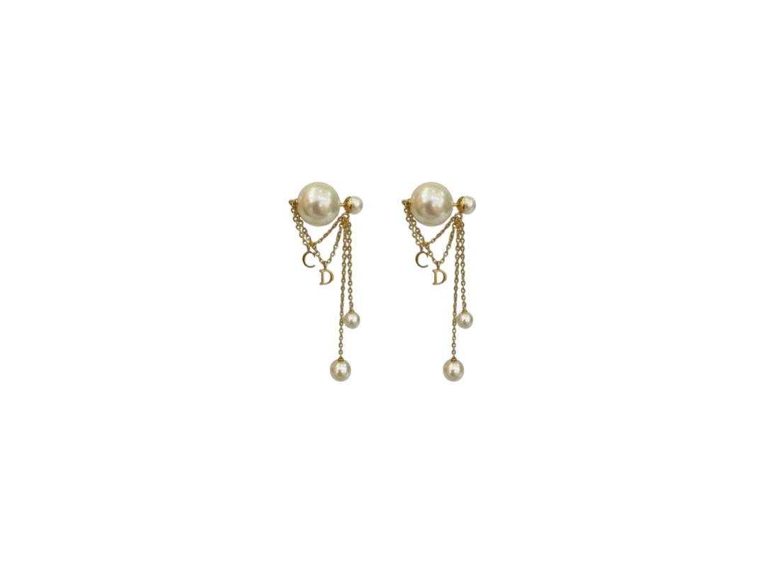 Dior Dior Tribales Earrings Gold