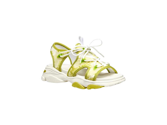 Dior Dior D Connect Beach Sandals Lime Green (W) - view 3