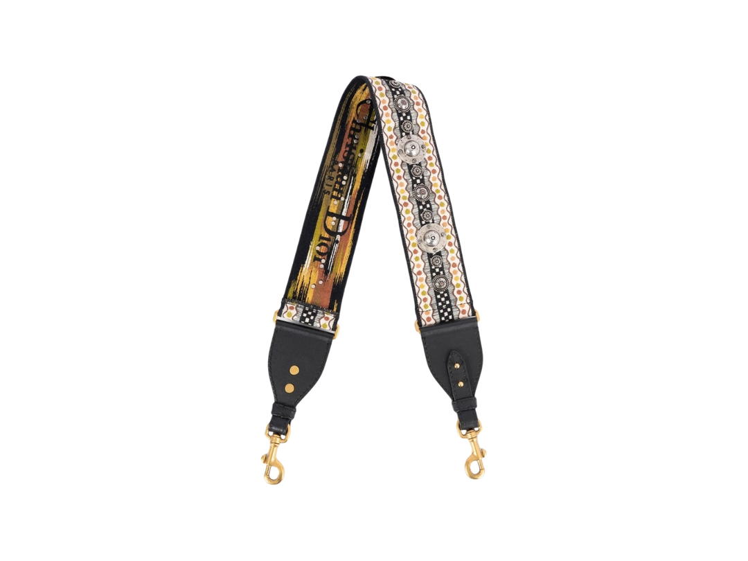 Dior Dior Embellished Canvas Strap Multicolor