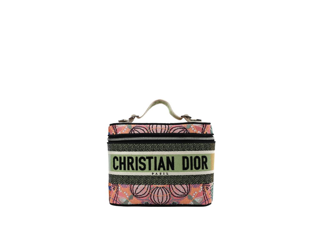 Dior Dior Embroidered In Lights Diortravel Vanity Case Multicolor