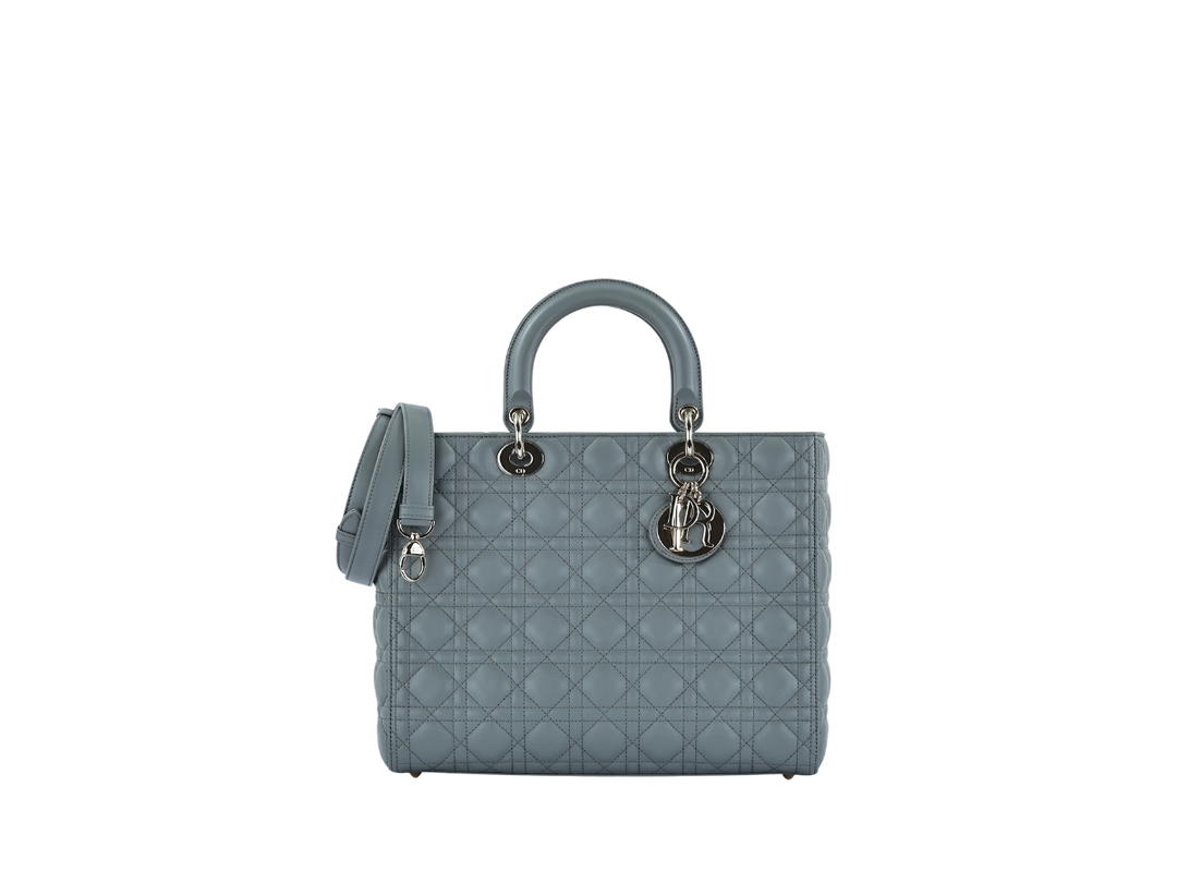 Dior Dior Lady Dior Bag Grey