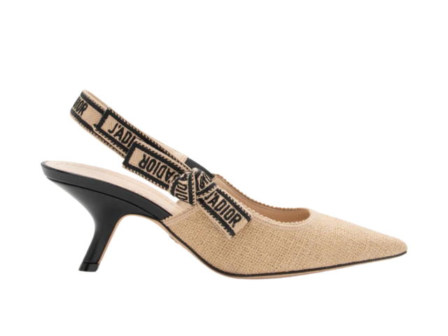 Dior Dior J'Adior Slingback Pumps Black Beige (Women's) - view 1