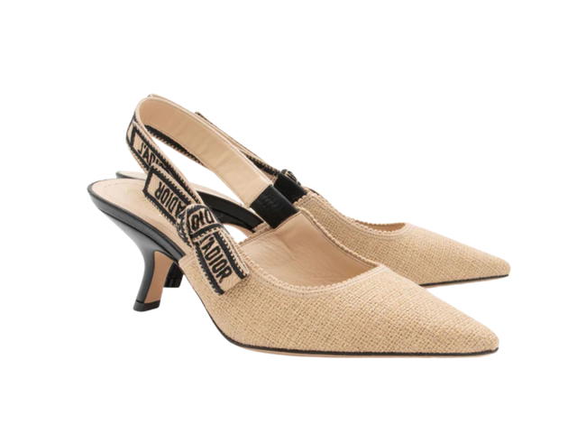 Dior Dior J'Adior Slingback Pumps Black Beige (Women's) - view 2