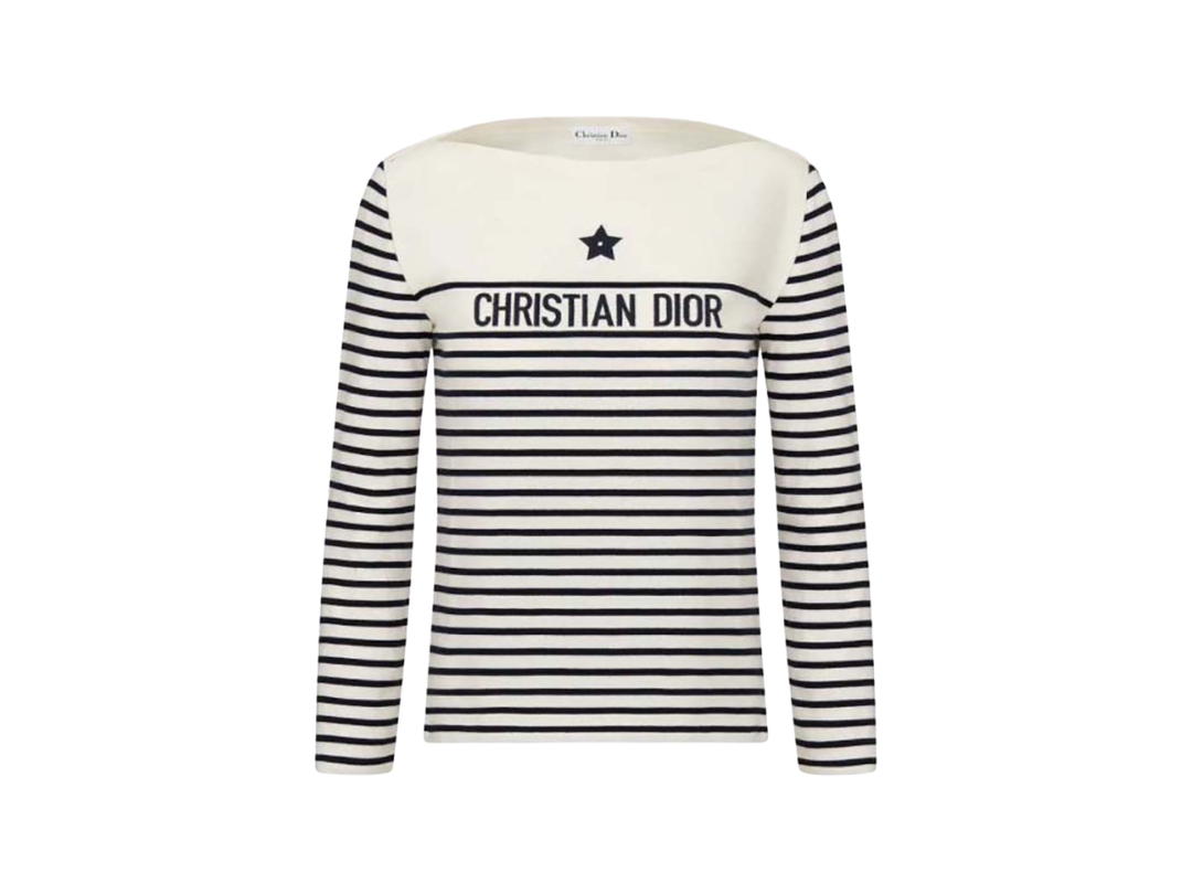 Dior Dior  Dioriviera Long-Sleeved T-Shirt White
