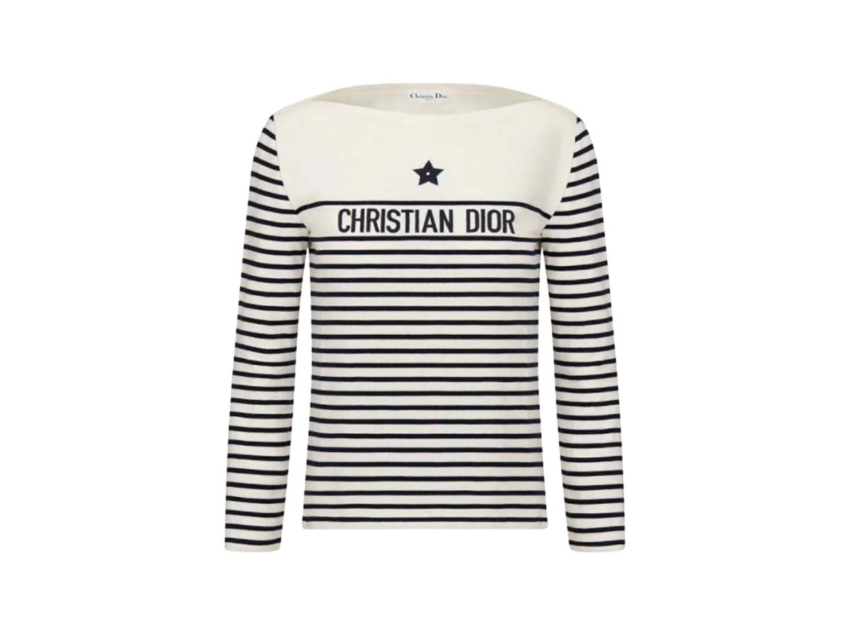 Dior Dior Dioriviera Long-Sleeved T-Shirt White