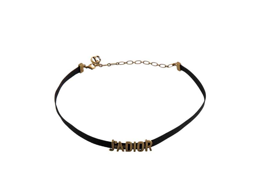 Dior Dior J'Adior Choker Necklace Gold Plated