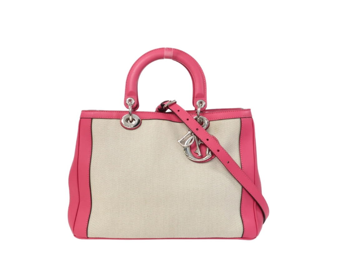 Dior Dior 2way Shoulder Bag Pink