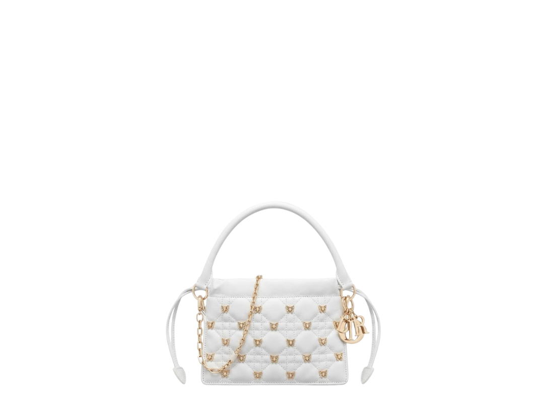 Dior Dior Lady Dior Milly Mini Bag White