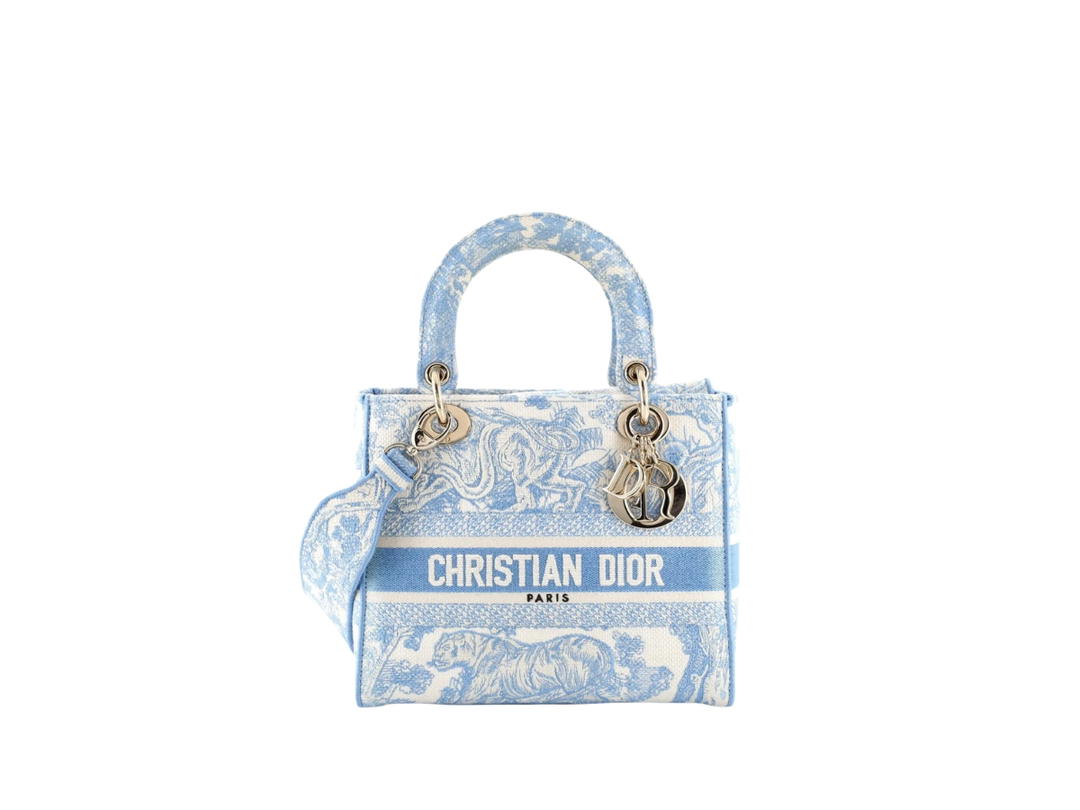 Dior Dior Medium Lady D-lite Bag Blue
