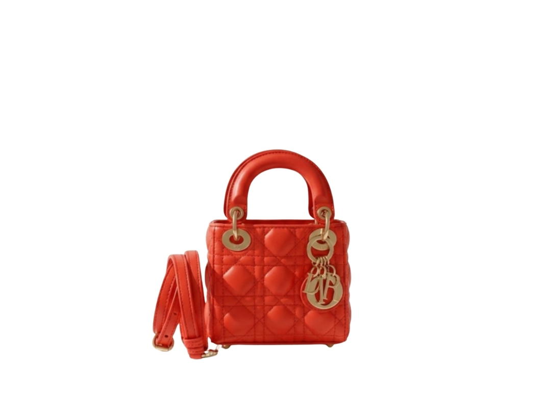 Dior Dior Micro Lady Red