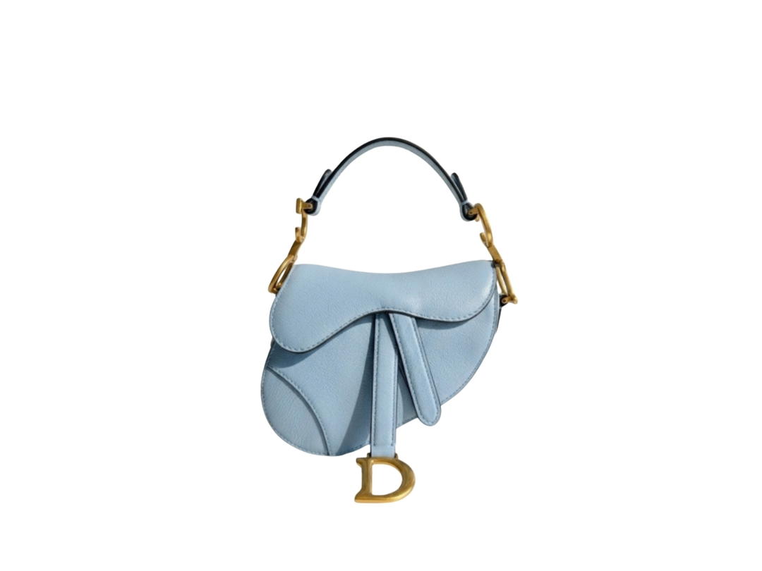 Dior Dior Micro Saddle Bag Blue
