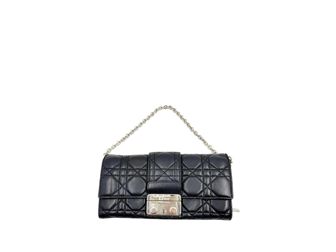 Dior Dior New Lock Pouch Chain Shoulder Bag Black