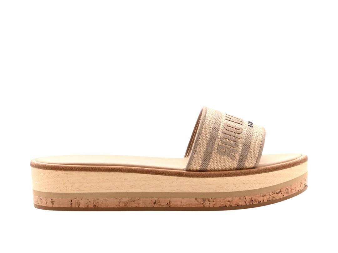 Dior Dior Raffia Dioriviera Embroidered Dway Cookie