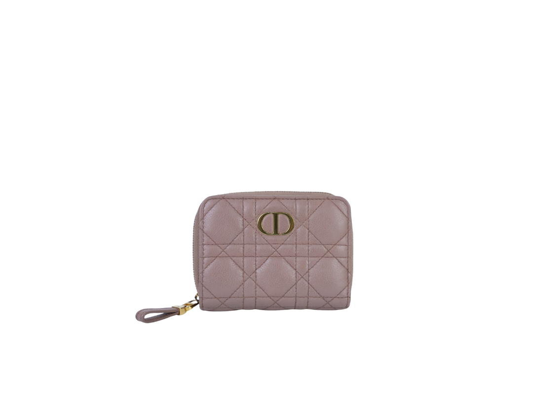 Dior Dior Caro Scarlet Wallet Pink