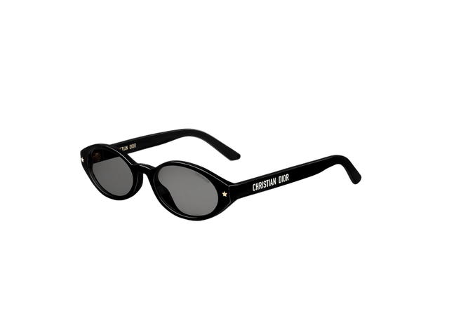 Dior Dior Pacific R1F In Black Acetate Frame With Gray Lenses - view 1