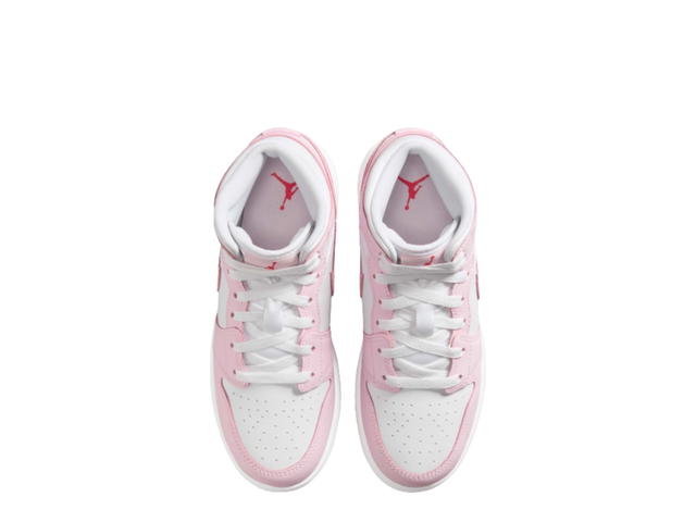 Jordan Nike Air Jordan 1 Mid Pink Foam Fire Red (GS) - view 4