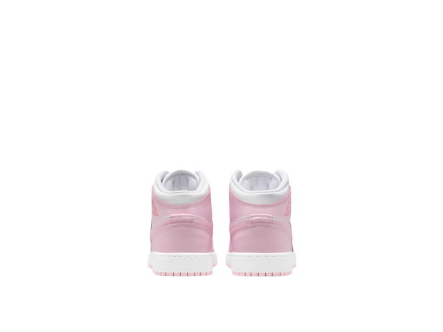 Jordan Nike Air Jordan 1 Mid Pink Foam Fire Red (GS) - view 5