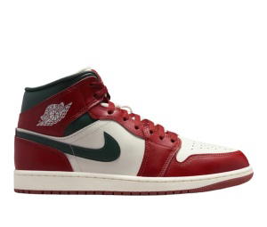Buy Jordan Air 1 Mid Sail Pure Platinum Redstone at Sasom – Authentic and Ready to Ship
