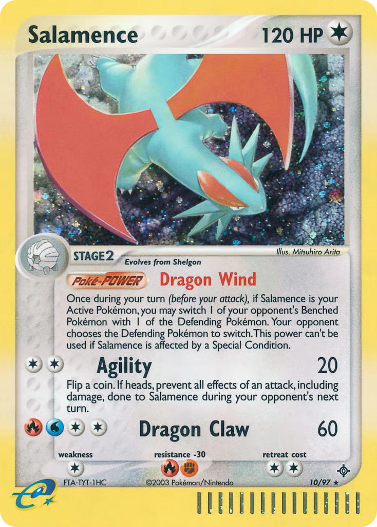Pokemon Pokemon Salamence H [DR 10/97] EX "Dragon" [ReverseHolo] (EN)