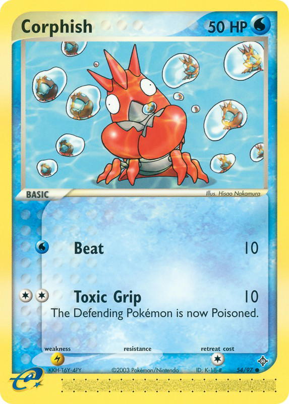 Pokemon Pokemon Corphish [DR 54/97] EX "Dragon" (EN)