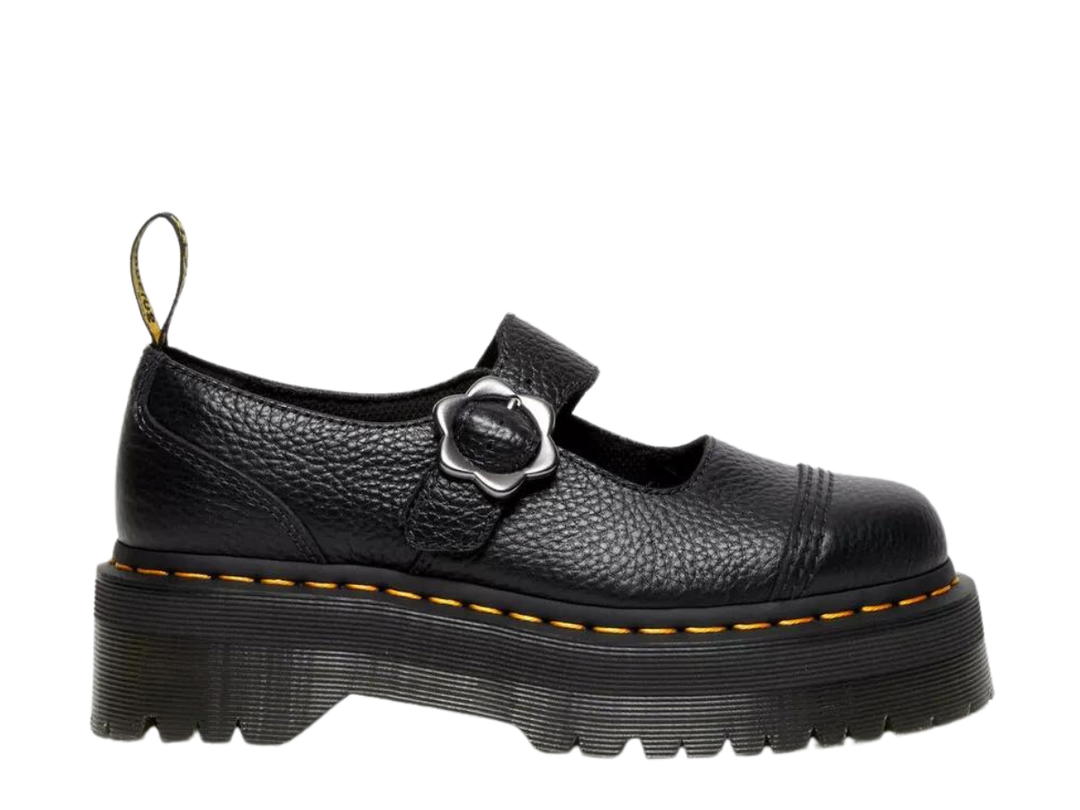 Dr. Martens Dr.Martens Addina Flower Buckle Leather Platform