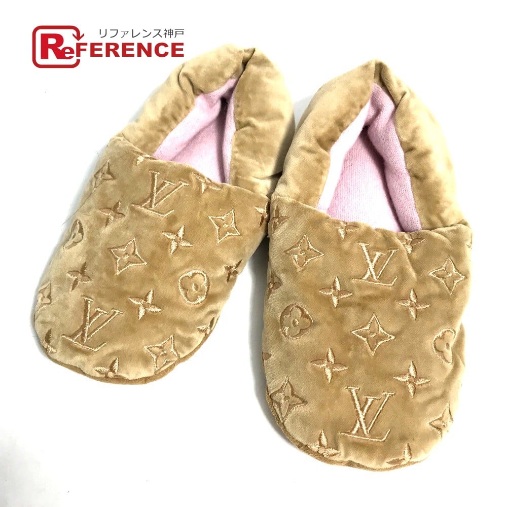 Louis Vuitton Dreamy line Monogram room shoes Sandals Indoor shoes Fluffy shoesslipper