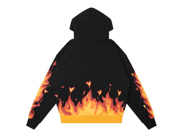 Drew House drew house Fire Hoodie Black - view 2