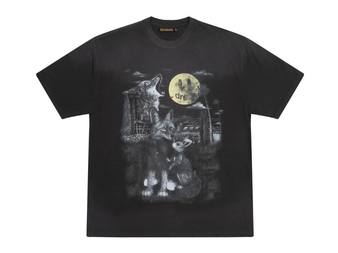 Drew House Drew House Full Moon SS Tee Faded Black